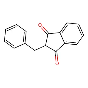 1H-Indene-1,3(2H)-dione, 2-(phenylmethyl)- structure