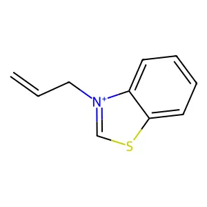 Benzothiazolium, 3-(2-propenyl)- structure