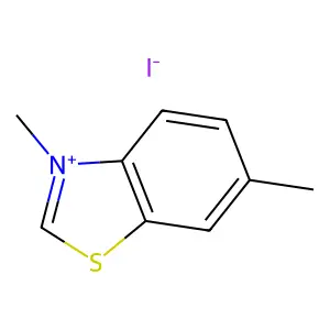 3,6-Dimethyl-1,3-benzothiazol-3-ium iodide structure