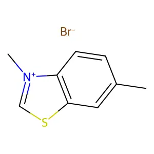 3,6-Dimethyl-1,3-benzothiazol-3-ium bromide structure