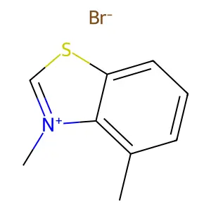 3,4-Dimethyl-1,3-benzothiazol-3-ium bromide structure