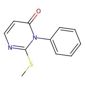 4(3H)-Pyrimidinone, 2-(methylthio)-3-phenyl- structure