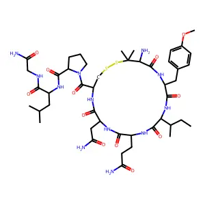 Oxytocin, 1-penicillamyl-O-metyr(2)- structure