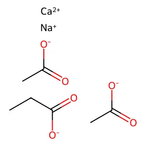 Propanoic acid, sodium salt, mixt. with calcium diacetate structure
