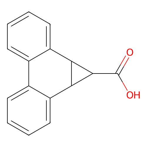 1a,9b-dihydro-1H-cyclopropa[l]phenanthrene-1-carboxylic acid structure