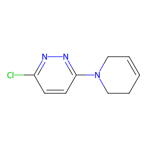 3-chloro-6-(3,6-dihydro-1(2H)-pyridinyl)Pyridazine structure