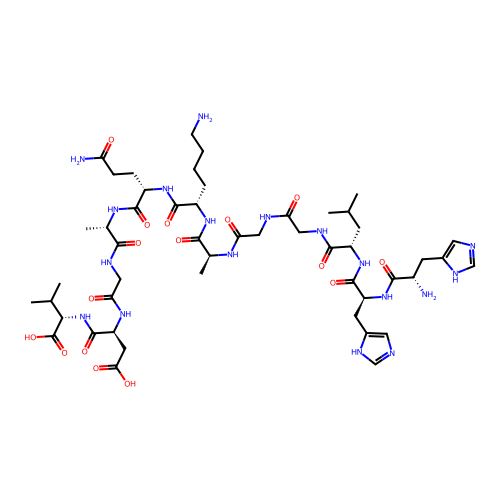Fibrinogen binding inhibitor peptide structure