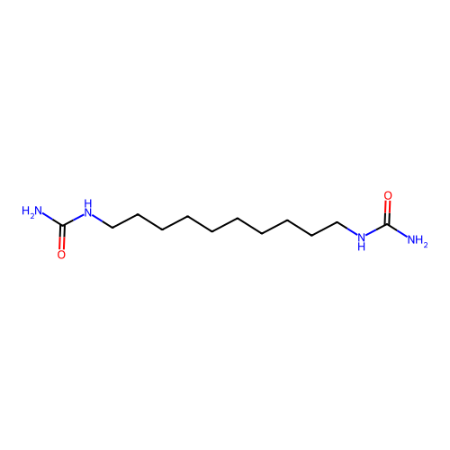 10-(Carbamoylamino)decylurea structure