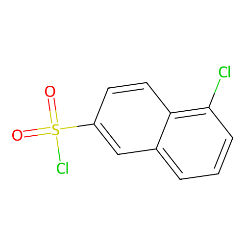 5-Chloronaphthalene-2-sulphonyl chloride structure