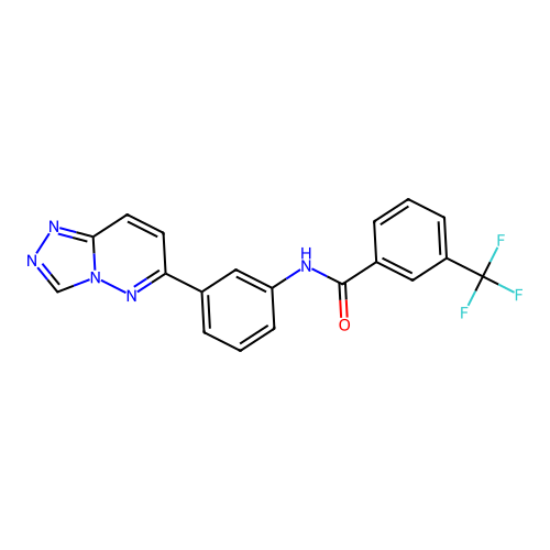 N-(3-([1,2,4]triazolo[4,3-b]pyridazin-6-yl)phenyl)-3-(trifluoromethyl)benzamide structure