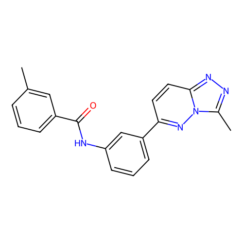 3-methyl-N-(3-(3-methyl-[1,2,4]triazolo[4,3-b]pyridazin-6-yl)phenyl)benzamide structure