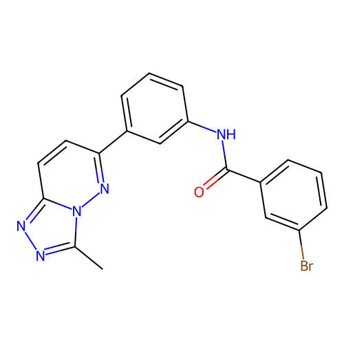 3-bromo-N-(3-(3-methyl-[1,2,4]triazolo[4,3-b]pyridazin-6-yl)phenyl)benzamide structure