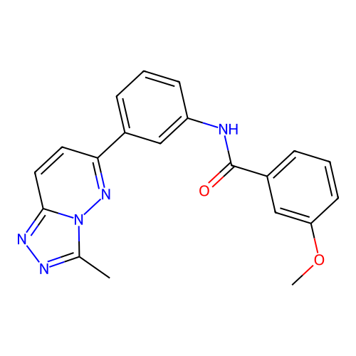 3-methoxy-N-(3-(3-methyl-[1,2,4]triazolo[4,3-b]pyridazin-6-yl)phenyl)benzamide structure