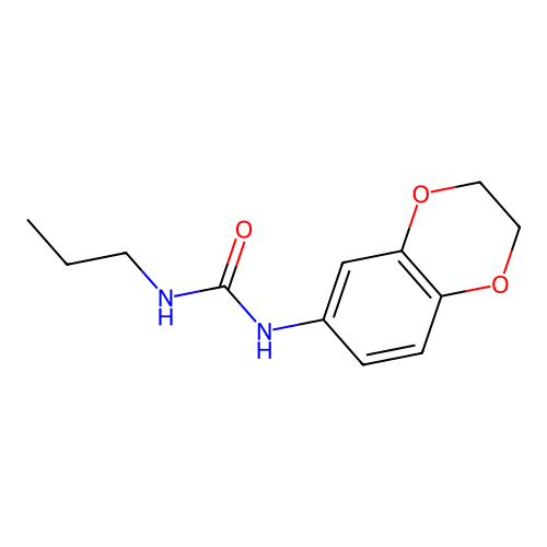 1-(2,3-Dihydro-1,4-benzodioxin-6-yl)-3-propylurea structure