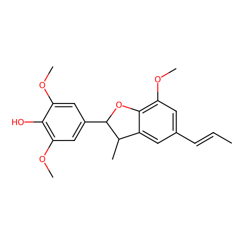 5'-Methoxy dehydrodiisoeugenol structure
