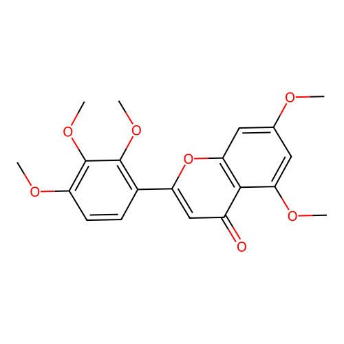 2',3',4',5,7-Pentamethoxyflavone structure