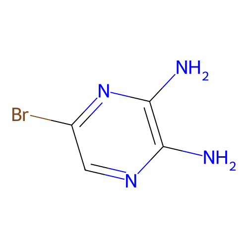 5-Bromopyrazine-2,3-diamine structure