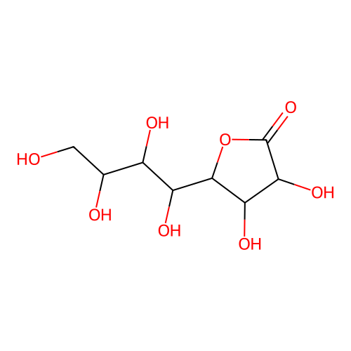 3,4-Dihydroxy-5-(1,2,3,4-tetrahydroxybutyl)oxolan-2-one structure