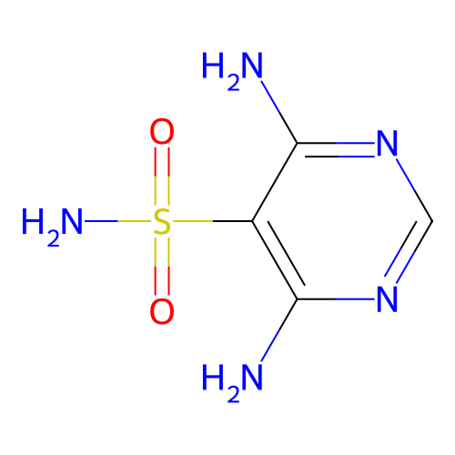 4,6-二氨基嘧啶-5-磺酰胺 structure