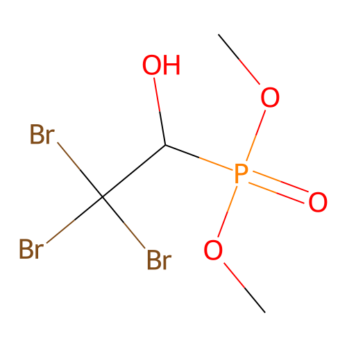 Dimethyl (2,2,2-tribromo-1-hydroxyethyl)phosphonate structure