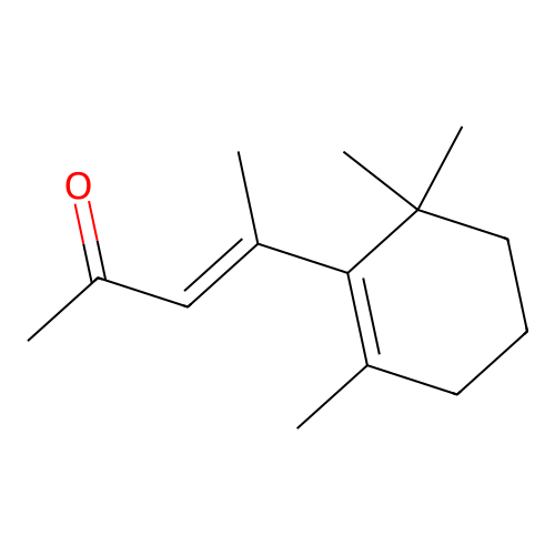 4-(2,6,6-Trimethylcyclohexen-1-yl)pent-3-en-2-one structure
