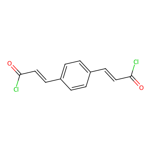1,4-Phenylene diacryloyl chloride structure