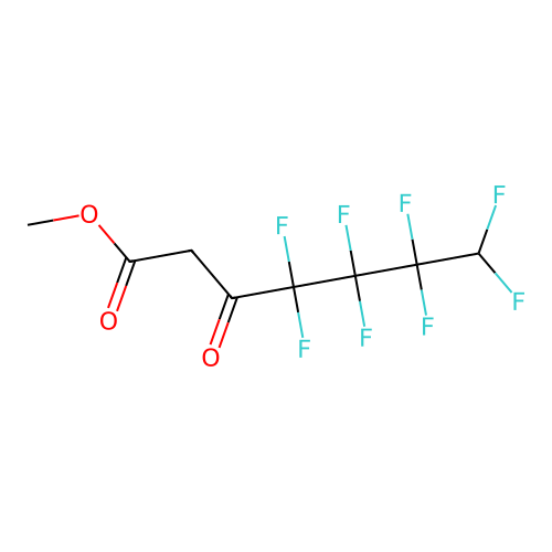 Methyl 4,4,5,5,6,6,7,7-octafluoro-3-oxoheptanoate structure