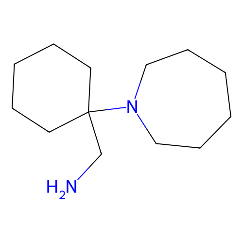 (1-Azepan-1-ylcyclohexyl)methylamine structure