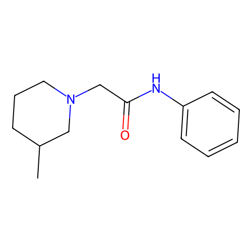 2-(3-methylpiperidin-1-yl)-N-phenylacetamide structure