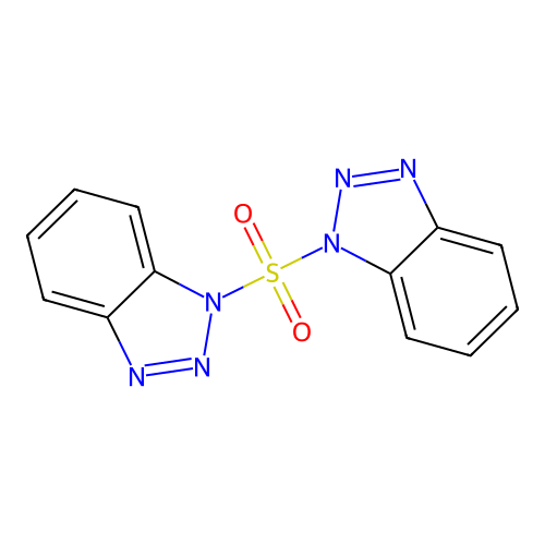 1,1'-(Sulfonyl)bisbenzotriazole structure