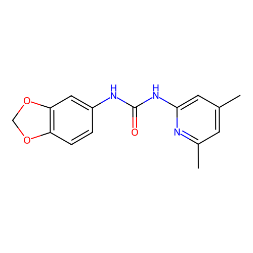 1-(1,3-Benzodioxol-5-yl)-3-(4,6-dimethylpyridin-2-yl)urea structure