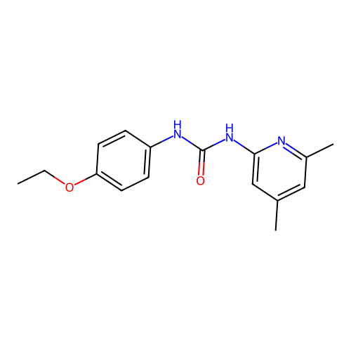1-(4,6-Dimethylpyridin-2-yl)-3-(4-ethoxyphenyl)urea structure