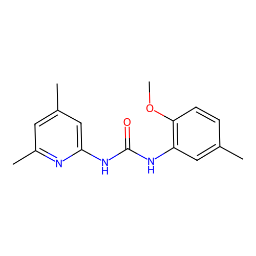 1-(4,6-Dimethylpyridin-2-yl)-3-(2-methoxy-5-methylphenyl)urea structure