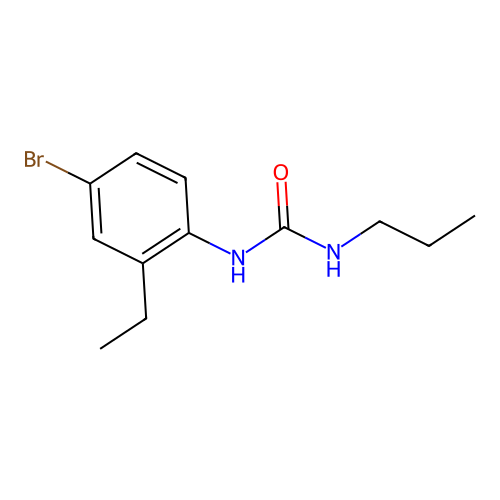 1-(4-Bromo-2-ethylphenyl)-3-propylurea structure