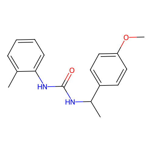1-[1-(4-Methoxyphenyl)ethyl]-3-(2-methylphenyl)urea structure