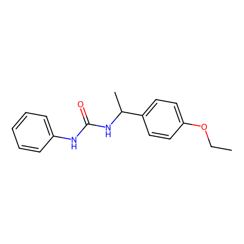 1-[1-(4-Ethoxyphenyl)ethyl]-3-phenylurea structure