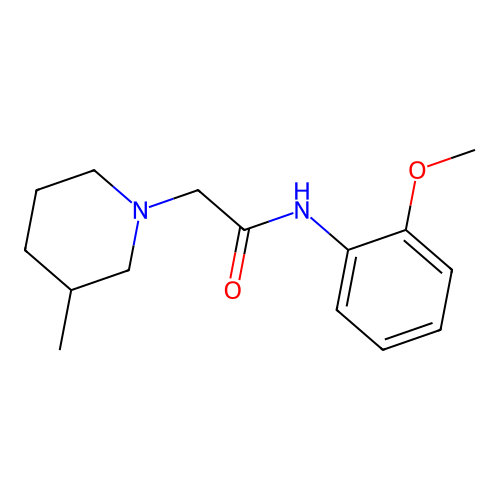 N-(2-methoxyphenyl)-2-(3-methylpiperidin-1-yl)acetamide structure