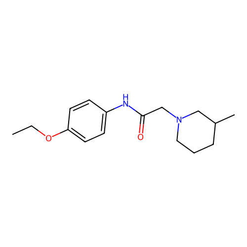 N-(4-ethoxyphenyl)-2-(3-methylpiperidin-1-yl)acetamide structure