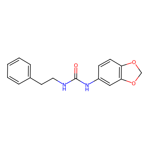 1-(1,3-Benzodioxol-5-yl)-3-(2-phenylethyl)urea structure