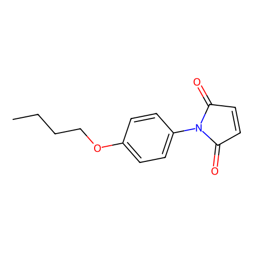 1-(4-butoxyphenyl)-1H-pyrrole-2,5-dione structure