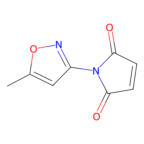 1H-Pyrrole-2,5-dione, 1-(5-methyl-3-isoxazolyl)- structure