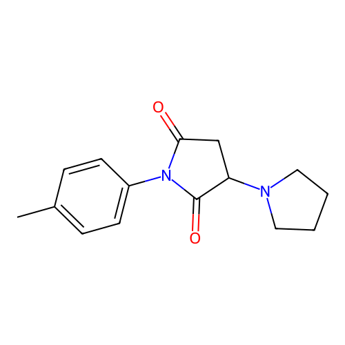 [1,3'-Bipyrrolidine]-2',5'-dione, 1'-(4-methylphenyl)- structure