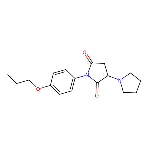 [1,3'-Bipyrrolidine]-2',5'-dione, 1'-(4-propoxyphenyl)- structure