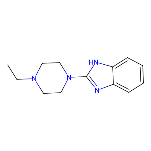 2-(4-ethylpiperazin-1-yl)-1H-benzimidazole structure
