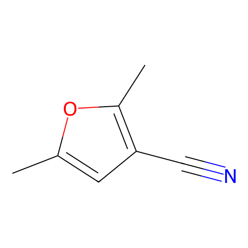 3-Furancarbonitrile, 2,5-dimethyl- structure