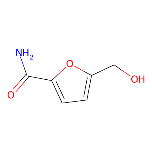 2-Furancarboxamide, 5-(hydroxymethyl)- structure