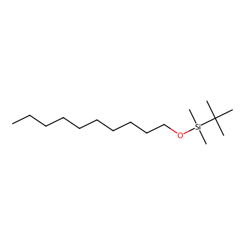 Silane, (decyloxy)(1,1-dimethylethyl)dimethyl- structure