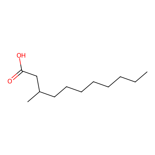 3-Methylundecanoic acid structure