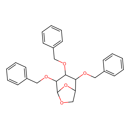 2,3,4-Tris(benzyloxy)-6,8-dioxabicyclo[3.2.1]octane structure