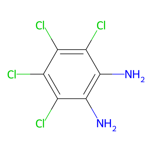 1,2-Diamino-3,4,5,6-tetrachlorobenzene structure